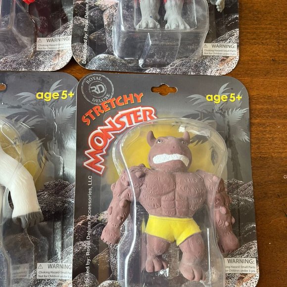 6 SEALED COMPLETE SET Stretchy Monster Stretchable Figures Stretch Armstrong New - Picture 6 of 9